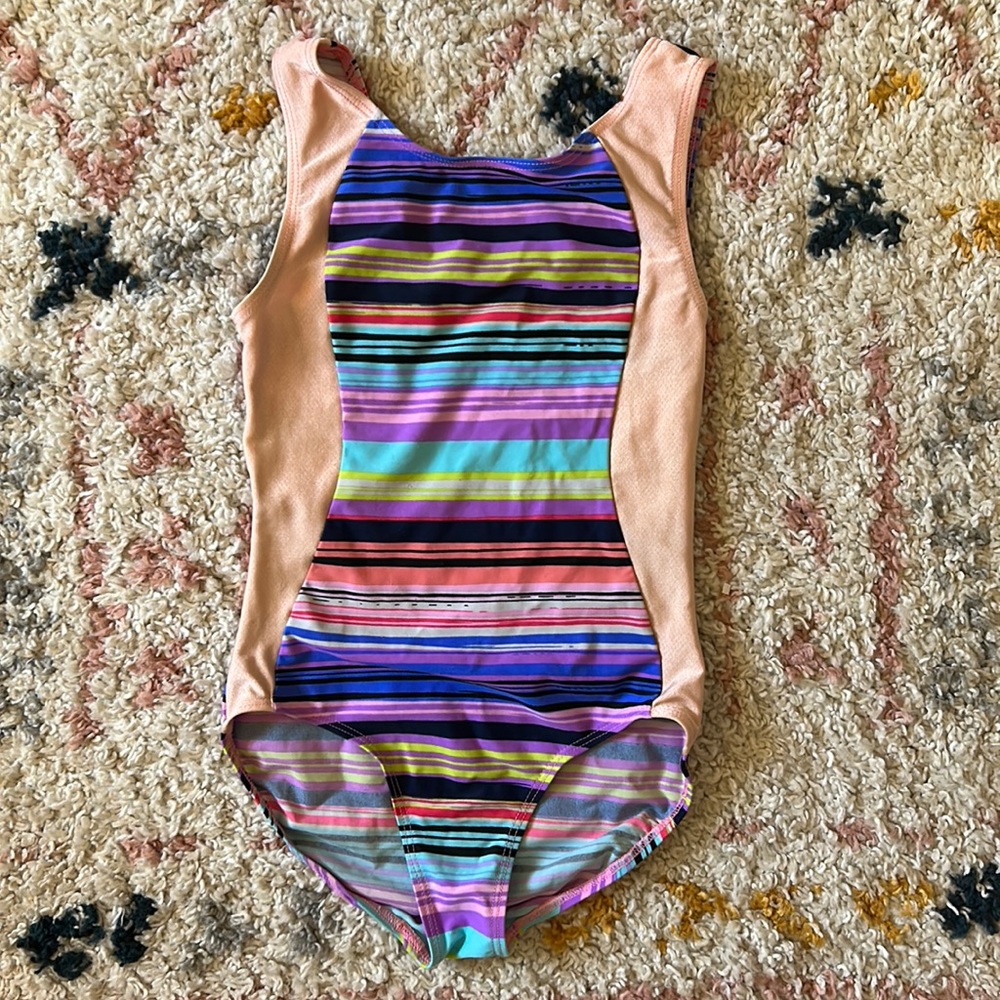 Girls 9-10 rainbow leotard